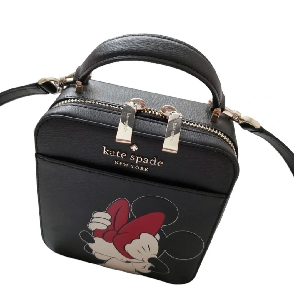 New Disney X Kate Spade New York Minnie Mouse Daisy Vanity Crossbody Bag…
